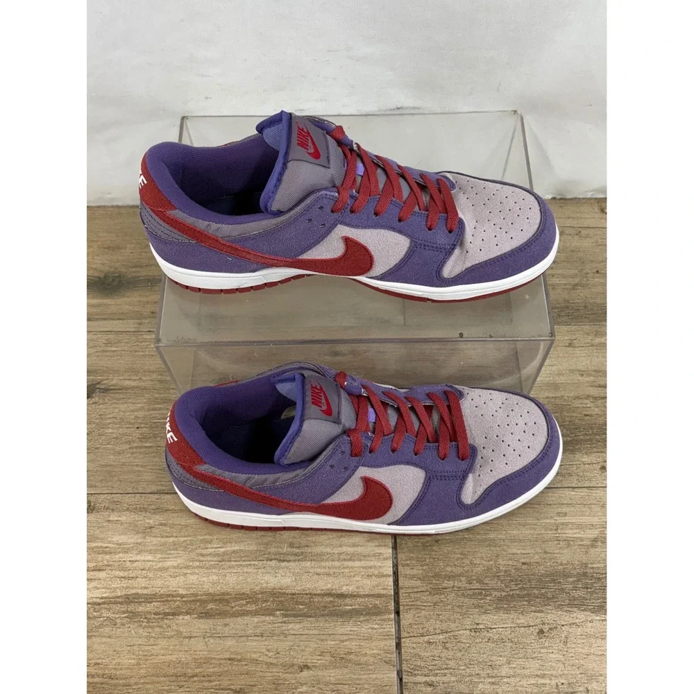 Nike Dunk Low Purple Red Grey Men's Shoes Size 11 CU‎ 1726 500